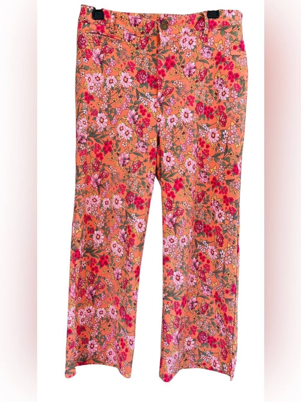 Adyson Parker Floral Wide Leg Pants size 8 - Picture 2 of 5